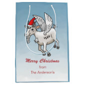 Merry Christmas from The Flying Goat Mittlere Geschenktüte (Vorderseite)