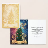 Merry Christmas from the Ornament Dragons Folienkarte (Anzeige)