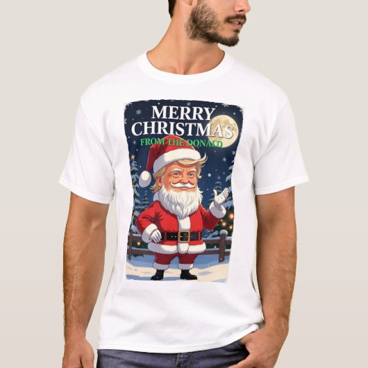 Merry Christmas From Trump T-Shirt (Vorderseite)