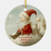 Merry Christmas from Your North Pole Elf | Cute Keramik Ornament (Vorne)