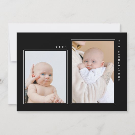 MERRY CHRISTMAS Fügen Sie Ihr Foto hinzu (Vorderseite)