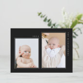 MERRY CHRISTMAS Fügen Sie Ihr Foto hinzu (Stehend Vorderseite)