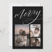 MERRY CHRISTMAS Fügen Sie Ihr Foto hinzu (Vorderseite)