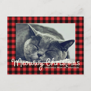 Merry Christmas Fun Typography   Feiertagspostkarte