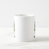 Merry Christmas Funny Bald Eagle Lover Xmas Lights Kaffeetasse (Mittel)