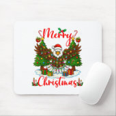 Merry Christmas Funny Bald Eagle Lover Xmas Lights Mousepad (Mit Mouse)