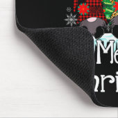 Merry Christmas Funny Family Matching Xmas New Yea Mousepad (Ecke)