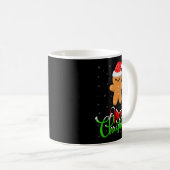Merry Christmas Funny Gingerbread Cookie Baking Ch Kaffeetasse (VorderseiteRechts)