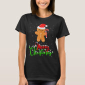 Merry Christmas Funny Gingerbread Cookie Baking Ch T-Shirt (Vorderseite)