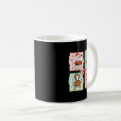 Merry Christmas Funny Merry Goosemas Christmas Sil Kaffeetasse (VorderseiteRechts)