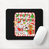 Merry Christmas Funny Merry Goosemas Christmas Sil Mousepad (Mit Mouse)