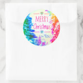 MERRY CHRISTMAS FÜR SIE STICKER (Tasche)