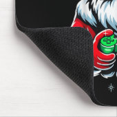 Merry Christmas Gamer Boys Mens Video Game Santa C Mousepad (Ecke)