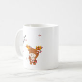 Merry Christmas Gazelle Mug Kaffeetasse (Vorderseite Links)