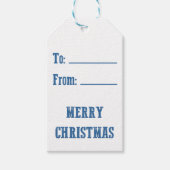 MERRY CHRISTMAS GESCHENKANHÄNGER (Vorderseite)