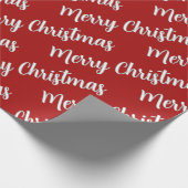 Merry Christmas Geschenkpapier (Ecke)