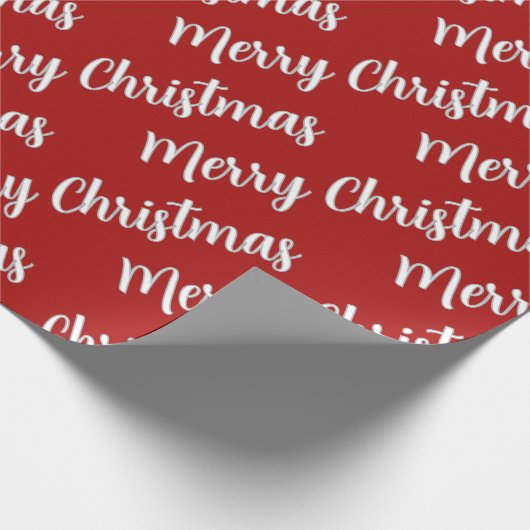 Merry Christmas Geschenkpapier (Ecke)
