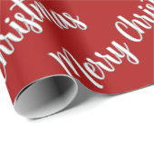 Merry Christmas Geschenkpapier (Rolleneckpunkt)