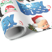 MERRY CHRISTMAS GESCHENKPAPIER (Rolleneckpunkt)