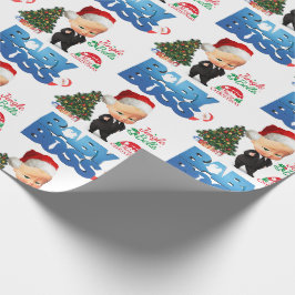 MERRY CHRISTMAS GESCHENKPAPIER