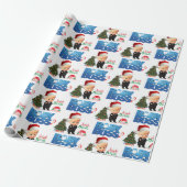 MERRY CHRISTMAS GESCHENKPAPIER (Ungerollt)