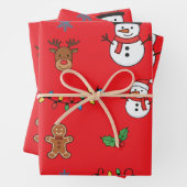 Merry Christmas Geschenkpapier Set (Beispiel)