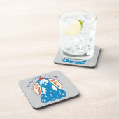 Merry Christmas Getränkeuntersetzer (Rechte Seite)