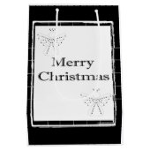 Merry Christmas Gift Bags Mittlere Geschenktüte (Rückseite)