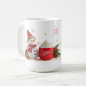 Merry Christmas Gift  Kaffeetasse (Vorderseite Links)