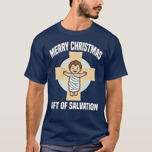 MERRY CHRISTMAS GIFT OF SALVATION Ba gift T-Shirt (Vorderseite)