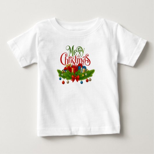 Merry Christmas Gifts & Garland Holiday Tee (Vorderseite)