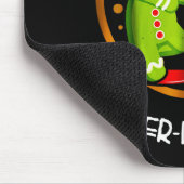 Merry Christmas Ginger-dead Man Cookie Zombie Xmas Mousepad (Ecke)