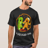 Merry Christmas Ginger-dead Man Cookie Zombie Xmas T-Shirt (Vorderseite)