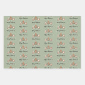 Merry Christmas Gingerbread Cookies  Geschenkpapier Set (Vorderseite 3)