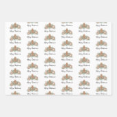 Merry Christmas Gingerbread Cookies Geschenkpapier Set (Vorderseite)