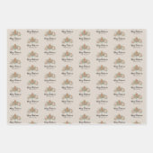 Merry Christmas Gingerbread Cookies Geschenkpapier Set (Vorderseite 2)