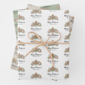 Merry Christmas Gingerbread Cookies Geschenkpapier Set (Beispiel)
