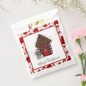 Merry Christmas gingerbread House Favor Bag Geschenktütchen (Versiegelt)