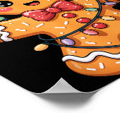 Merry Christmas Gingerbread  Poster (Ecke)