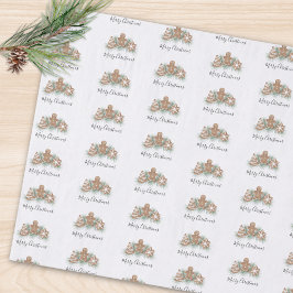 Merry Christmas Gingerbread Seidenpapier