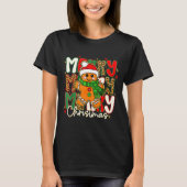 Merry Christmas Gingerbread Xmas Coquette Tis The  T-Shirt (Vorderseite)