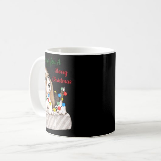 Merry Christmas Girls Kaffeetasse (Vorderseite Links)