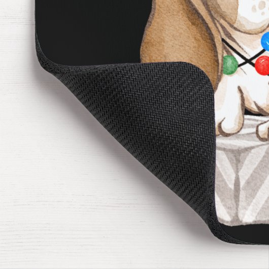 Merry Christmas Girls Mousepad (Ecke)