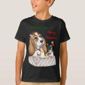 Merry Christmas Girls T-Shirt (Vorderseite)