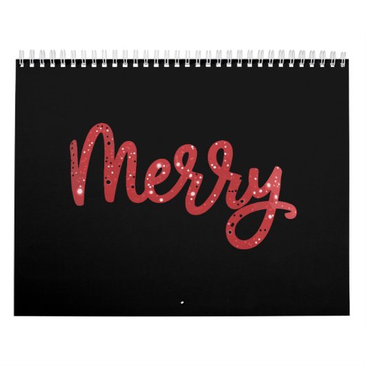 Merry Christmas Glitter Holiday  Kalender (Titelbild)