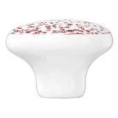 MERRY CHRISTMAS GLITZERN KERAMIKKNAUF (Seitenansicht)