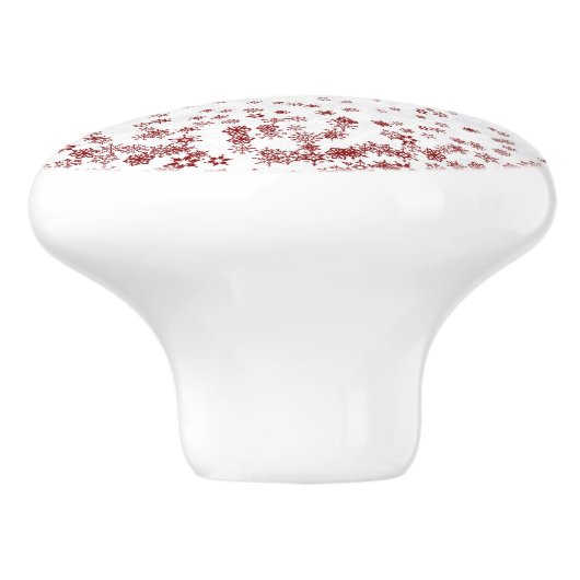 MERRY CHRISTMAS GLITZERN KERAMIKKNAUF (Seitenansicht)