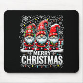 Merry Christmas Gnome Funny Family Christmas  Mousepad (Vorne)