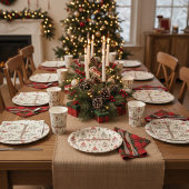 Merry Christmas Gnome Holiday Paper Cups Pappbecher