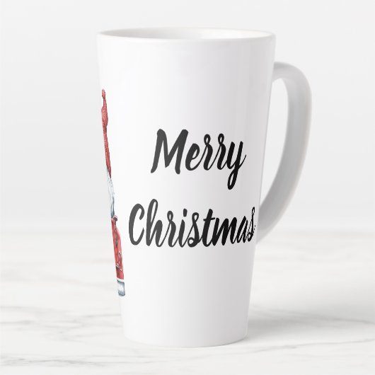 Merry Christmas Gnomes in Truck Milchtasse (Rechte Ecke)